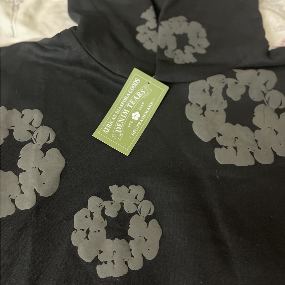 Denim tears hoodie black 1:1 best quality